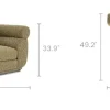 Online Solari Performance Fabric Corner Sofa Armchairs And Accent Chairs|Modular Sofas