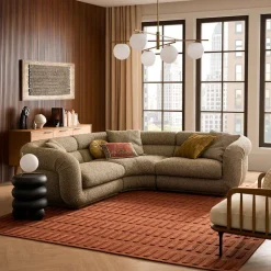 Online Solari Performance Fabric Corner Sofa Armchairs And Accent Chairs|Modular Sofas