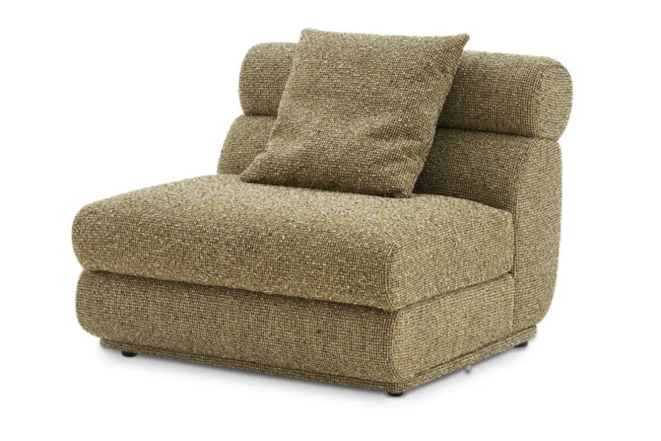 Discount Solari Performance Fabric Armless Sofa Armchairs And Accent Chairs|Modular Sofas