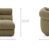 Outlet Solari Performance Fabric Left Arm Sofa Armchairs And Accent Chairs|Modular Sofas