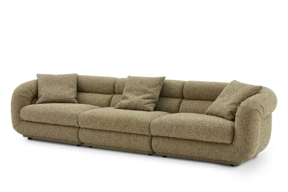 Clearance Solari Performance Fabric Extended Sofa 3 Seater Sofas