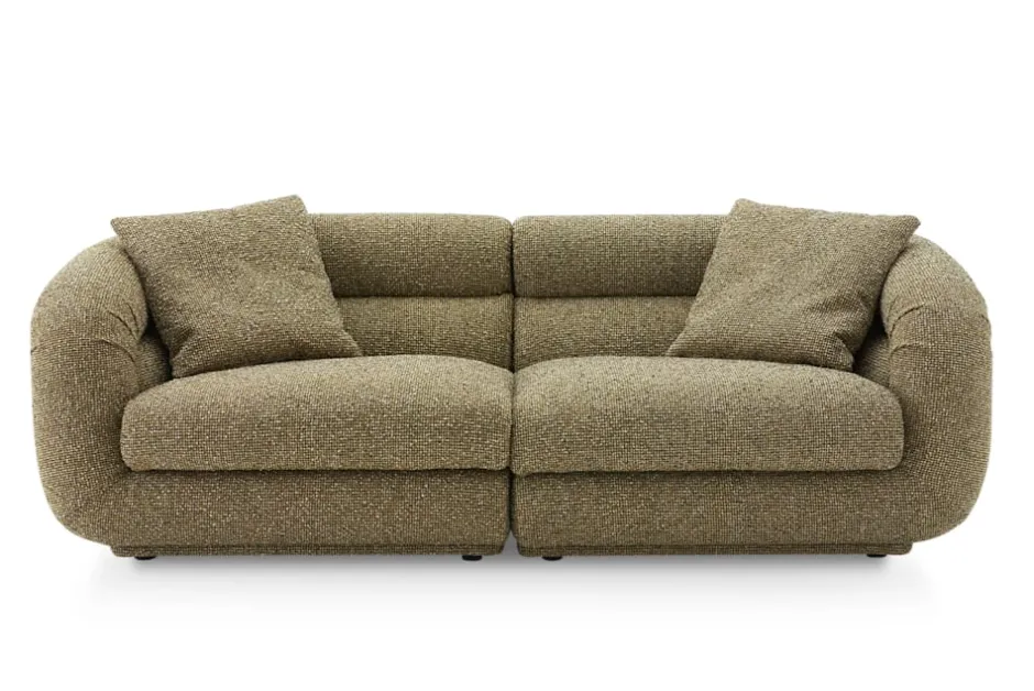 Hot Solari Performance Fabric Sofa 3 Seater Sofas