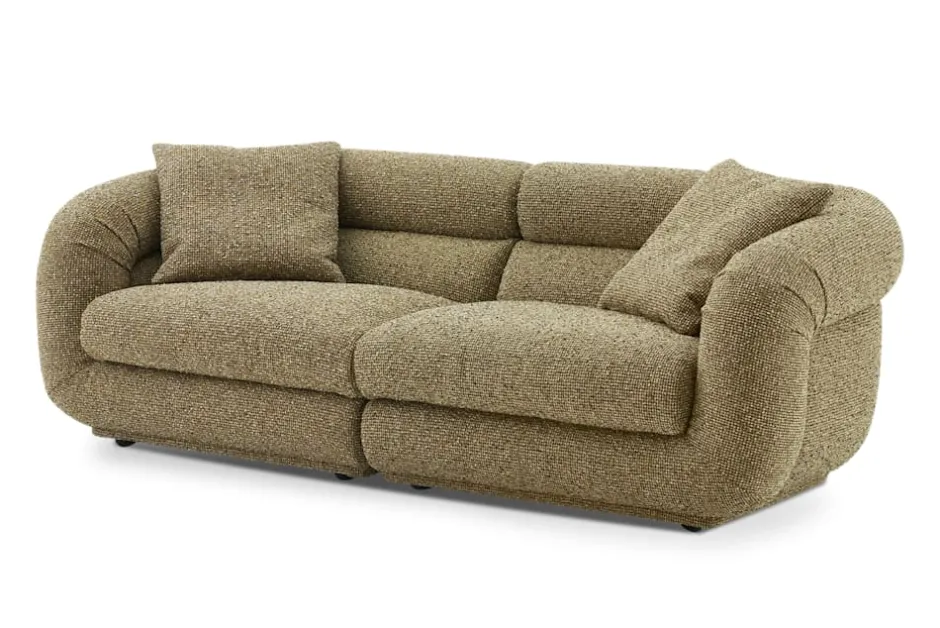 Hot Solari Performance Fabric Sofa 3 Seater Sofas
