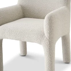 Online Sonia Performance Bouclé Dining Arm Chair Office Chairs|Dining Chairs