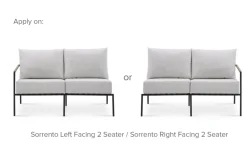 Clearance Sorrento Outdoor 2 Seater Sofa Cover Outdoor Accessories