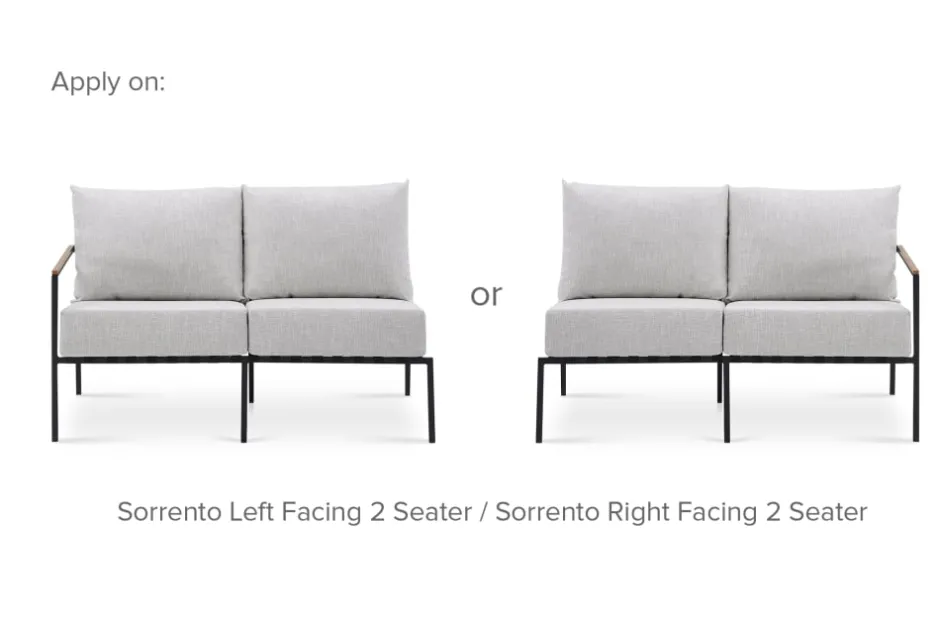 Clearance Sorrento Outdoor 2 Seater Sofa Cover Outdoor Accessories