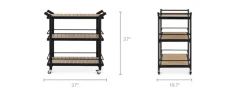 Outlet Sorrento Outdoor Bar Cart Small Outdoor Furniture|Sideboards & Buffet Cabinets