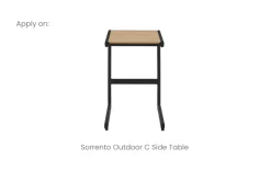 Clearance Sorrento Outdoor C-Side Table Cover Outdoor Accessories
