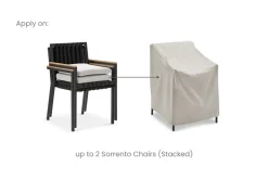Fashion Sorrento Outdoor Dining Chair Set Cover Outdoor Accessories