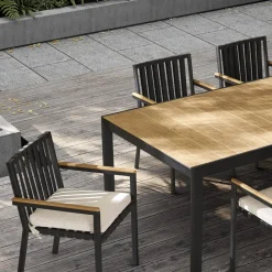 Online Sorrento Outdoor Dining Table with 6 Chairs Outdoor Chairs & Bar Stools|Outdoor Dining & Bar Tables
