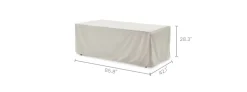 Clearance Sorrento Outdoor Dining Table Cover Outdoor Accessories