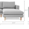 Online Tana Chaise Sectional Sofa Sectional Sofas