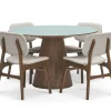 Best Theo Dining Table with 4 Joshua Chairs Small Dining Room Furniture|Dining Room Furniture Sets