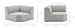 Discount Todd Corner Sofa Armchairs And Accent Chairs|Modular Sofas