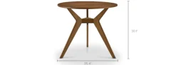 Hot Tribeca Round Dining Table Small Dining Room Furniture|Dining Tables