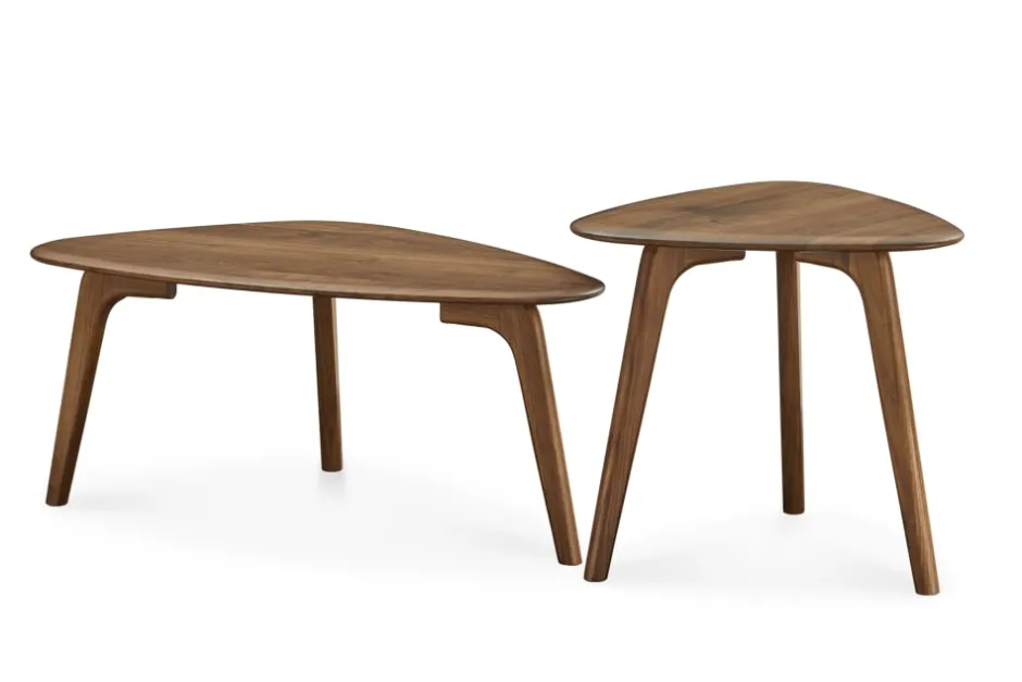 Discount Vincent Coffee Table Set, Walnut Coffee Tables|Small Living Room Furniture