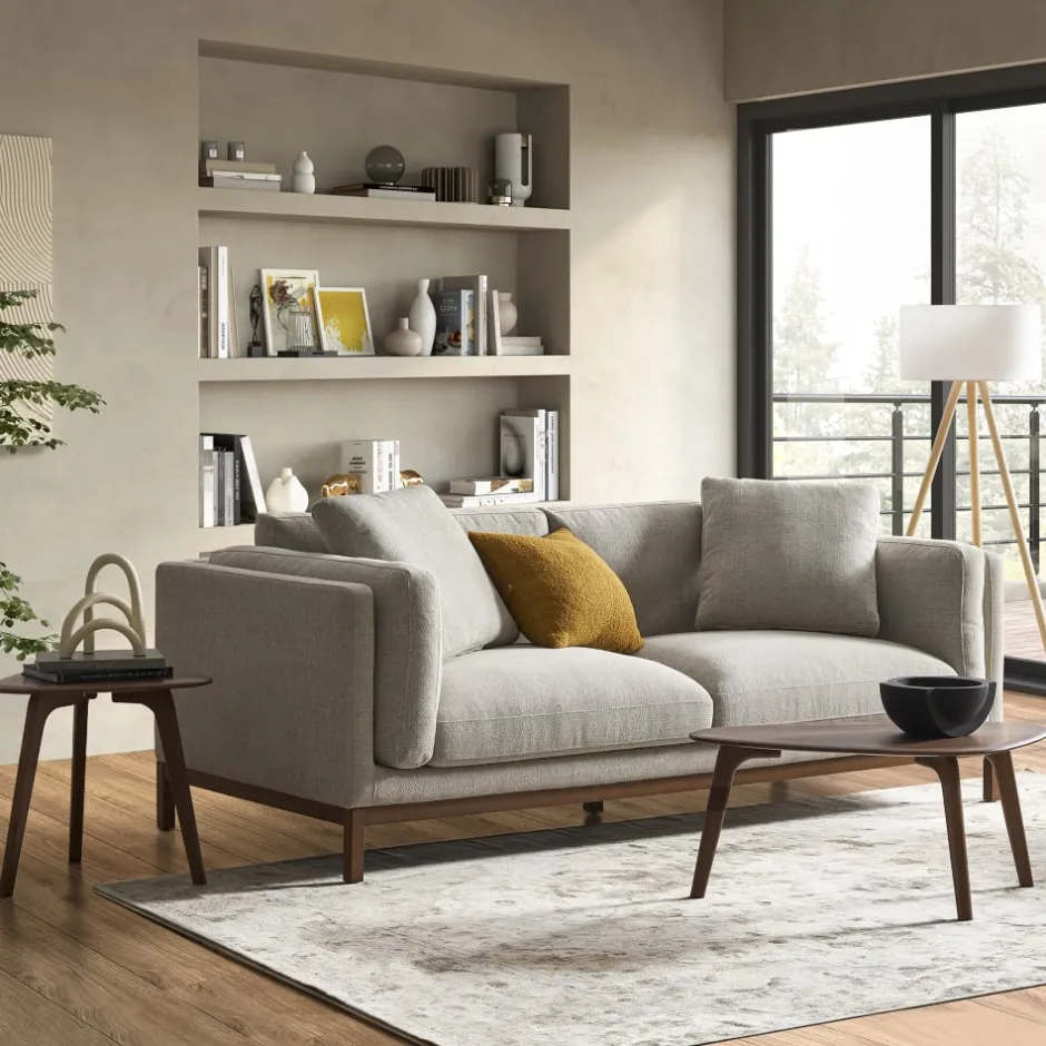 Discount Vincent Coffee Table Set, Walnut Coffee Tables|Small Living Room Furniture