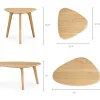 Sale Vincent Coffee Table Set, Oak Coffee Tables|Small Living Room Furniture