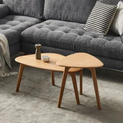 Sale Vincent Coffee Table Set, Oak Coffee Tables|Small Living Room Furniture