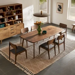 Fashion Vincent Dining Table, Walnut Dining Tables