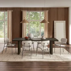 Hot Winslow Performance Bouclé Dining Arm Chair Dining Chairs