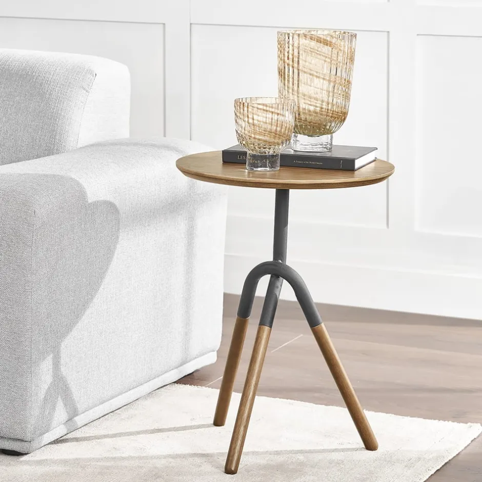Discount Zane Side Table, Dark Walnut Side Tables|Small Living Room Furniture